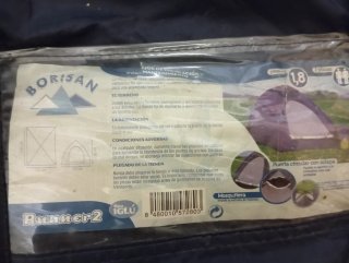 Tienda campaña 2 plazas azul oscuro