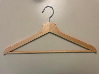 10 Percha de madera Bumerang
