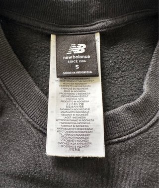 Sudadera New Balance Negra Talla S