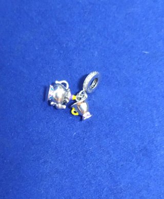 Charm Taza Tetera Princesa Bella Pulsera Pandora