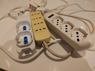 Set 3 ciabatte elettriche