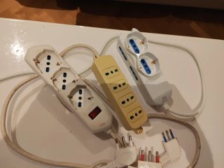 Set 3 ciabatte elettriche