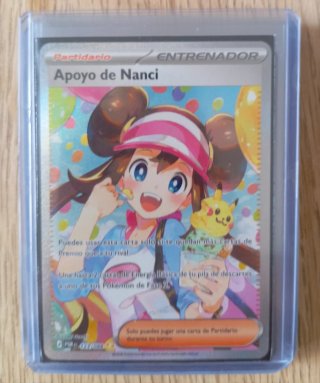 Carta Pokémon TCG Apoyo de Nanci Entrenador