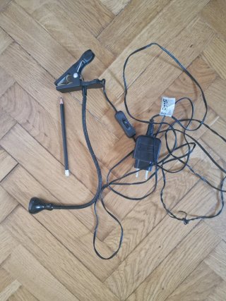 Lámpara de pinza Ikea flexible