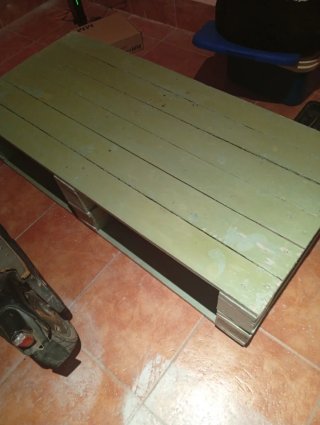 Mesa de centro de madera de palet