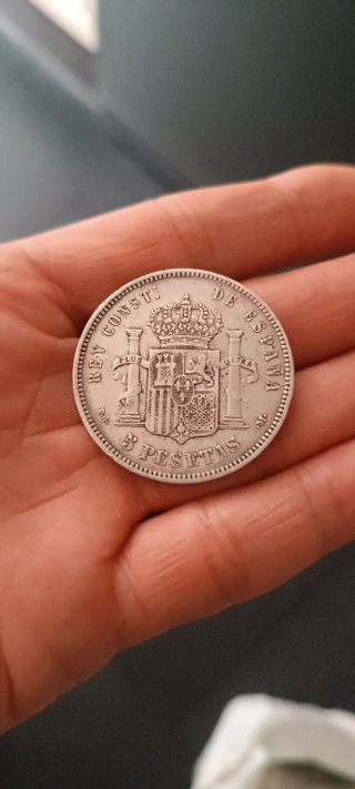 5 Pesetas Plata 1892 Alfonso XIII