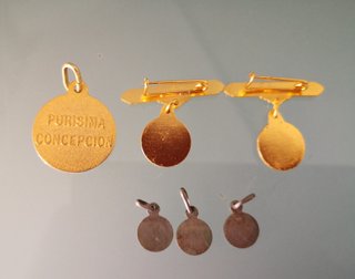 Lote 7 piezas religiosas católicas