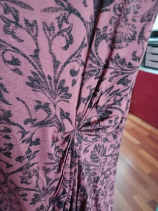 Vestido casual midi estampado