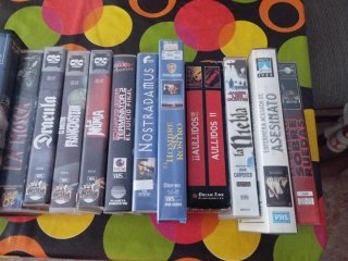 Raccolta VHS di film horror e thriller