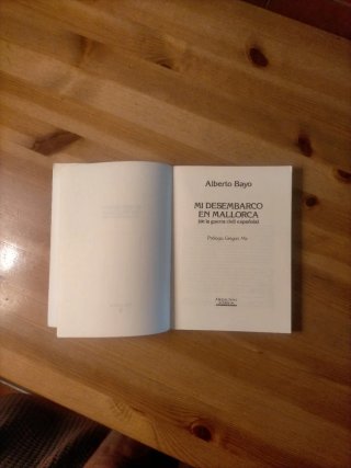 Mi desembarco en Mallorca.De la guerra civil españ