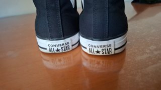 Converse Negras Unisex Talla 42.5