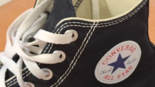Converse Negras Unisex Talla 42.5