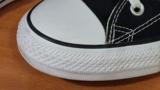 Converse Negras Unisex Talla 42.5