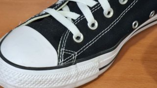 Converse Negras Unisex Talla 42.5