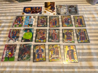 Cromos de fútbol Messi Adrenalyn y mas