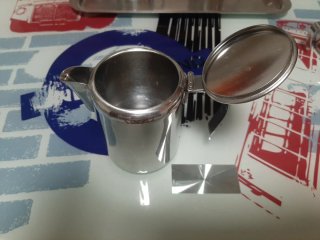 Juego de té/café metálico