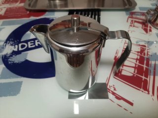Juego de té/café metálico