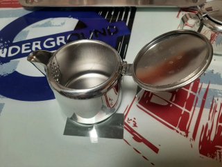 Juego de té/café metálico