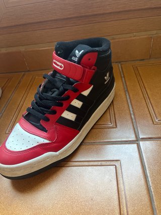 Zapatillas Adidas Altas Rojas Talla 45 1/3