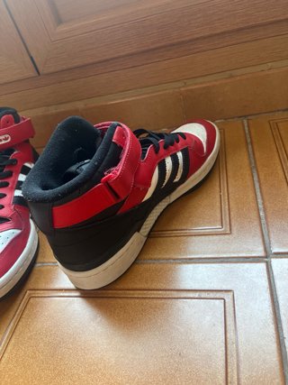 Zapatillas Adidas Altas Rojas Talla 45 1/3