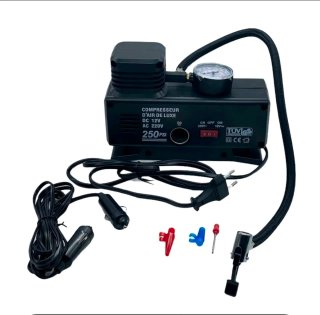 COMPRESSORE PORTATILE CANOTTI AUTO 12V 220V 250PSI