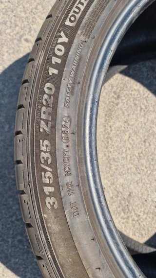 Neumáticos 315/35/20