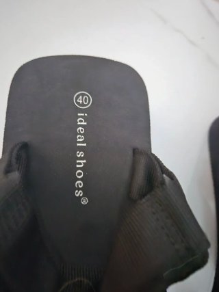 Sandalias Ideal Shoes Talla 40 Negras