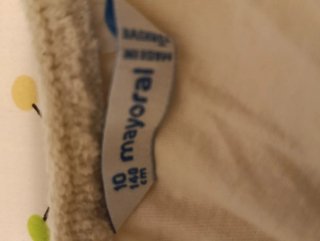 Mono mayoral blanco talla 10