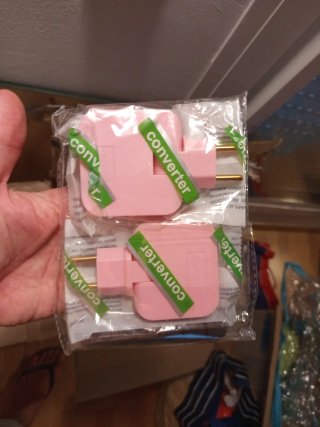 2 Adaptadores Enchufe Tipo Ladron Plano