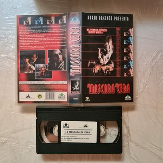 VHS La Máscara de Cera Terror Gótico Español