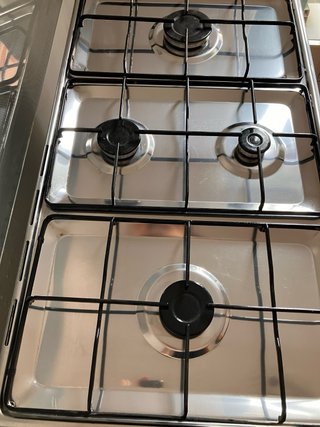 Cocina de gas Meireles con 4 fuegos y horno