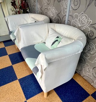 2 Sillones Ikea Solsta Olarp con Fundas y Cojines