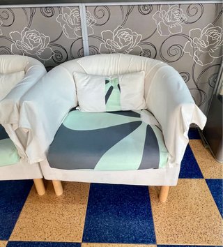 2 Sillones Ikea Solsta Olarp con Fundas y Cojines