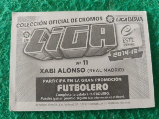 Cromo Xabi Alonso Real Madrid LFP