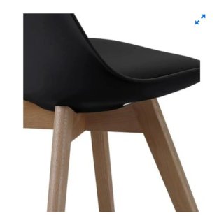 Juego 4 Sillas Nórdicas Plástico y Madera