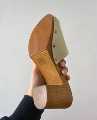 Zuecos Cullera Open Cedro Tuilus Beige/Verde
