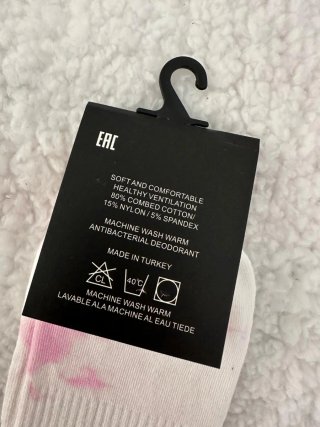 Calzini Nike tie dye rosa e bianchi