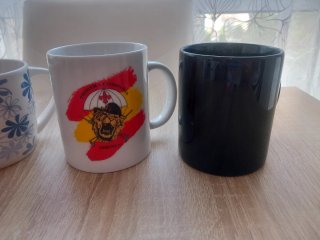 Lote 9 tazas desayuno variadas