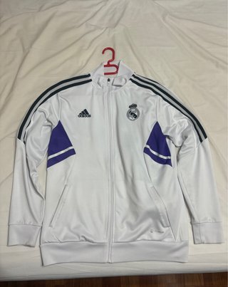 Chándal Real Madrid Adidas Blanco y Morado