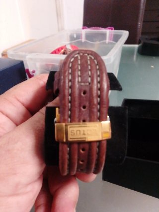Reloj Lotus Hombre Dorado y Marrón