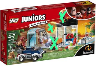 LEGO Juniors 10761 El Gran Escape de la Casa