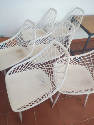 Vendo 6 sillas terraza a 28 euros todas