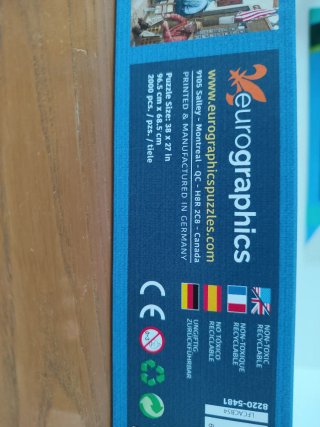Puzzle Eurographics 2000 Piezas