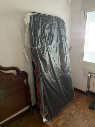 Somier 90x180 cm con base tapizada