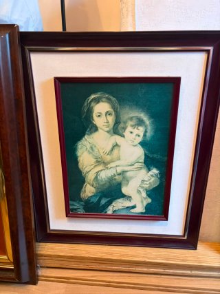 Cuadro Virgen con Niño Estilo Murillo