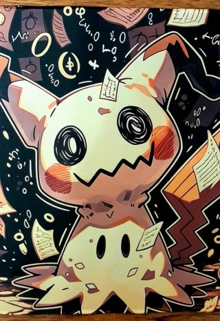 Pokémon Mimikyu Tappetino Gaming/Mouse XXL