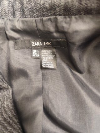 Traje Chaqueta Vaquero Zara Azul