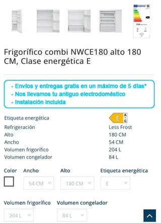 Frigorífico NEW POL