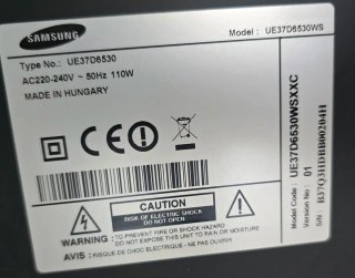 Samsung 37 Full HD Smart TV 3D