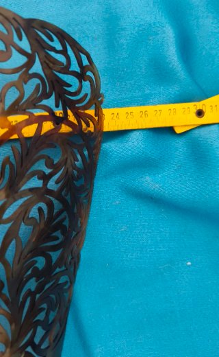 Peineta Mantilla Años 50-60 Marrón